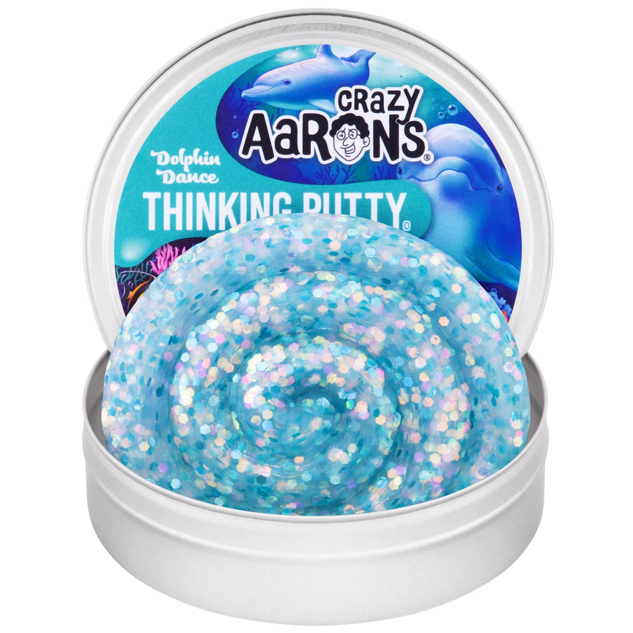 Dolphin Dance - 3.5" Thinking Putty Tin T3